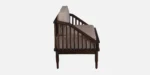 Dalton Sheesham Wood 2 Seater Sofa in Rich Walnut Finish - Image 6