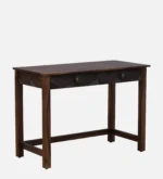 Dalton Sheesham Wood Study Table with Drawer in Natural Teak Finish - Image 4