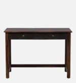 Dalton Sheesham Wood Study Table with Drawer in Natural Teak Finish - Image 5