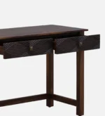 Dalton Sheesham Wood Study Table with Drawer in Natural Teak Finish - Image 8