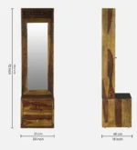 Delmar Sheesham Wood Dresser with Drawer in Provincial Teak Finish - Image 3