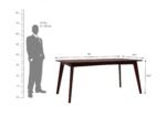Designer Sheesham Wood 6 Seater Dining Table Set for Home and Kitchen - Image 3