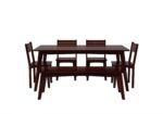 Designer Sheesham Wood 6 Seater Dining Table Set for Home and Kitchen - Image 5