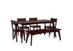 Designer Sheesham Wood 6 Seater Dining Table Set for Home and Kitchen - Image 6