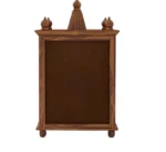 Solid Sheesham Wood Temple for Home | Handcrafted Wooden Pooja Mandir - Image 8