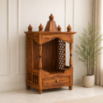 Divine Solid Sheesham Wood Temple with Premium Artisan Craftsmanship