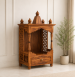 Divine Solid Sheesham Wood Temple with Premium Artisan Craftsmanship