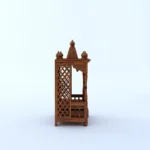 Divine Solid Sheesham Wood Temple with Premium Artisan Craftsmanship - Image 5