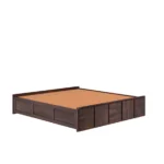 Dorian Sheesham Wood Double Bed with Under Storage - Image 4