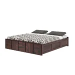 Dorian Sheesham Wood Double Bed with Under Storage - Image 8