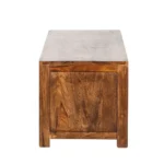 Doveshire Solid Wood Entertainment Console With Open Display Shelves - Image 2