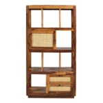 Elara Sheesham Wood Book Shelf in Walnut Finish - Image 4