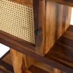 Elara Sheesham Wood Book Shelf in Walnut Finish - Image 6