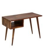 Eldora Sheesham Wood Computer Study Table in Matte Honey Finish - Image 6