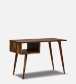 Eldora Sheesham Wood Computer Study Table in Matte Honey Finish - Image 7