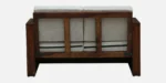 Eldoria Premium Wooden 2 Seater Sofa With Cushions - Image 9