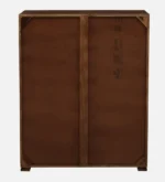 Ellington Sheesham Wood Bar Cabinet in Scratch Resistant Deep Walnut Finish - Image 5