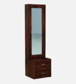 Elvora Sheesham Wood Dresser with Cabinet in Honey Oak Finish - Image 4