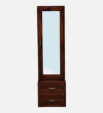 Elvora Sheesham Wood Dresser with Cabinet in Honey Oak Finish - Image 5