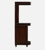 Everly Sheesham Wood Bar Cabinet in Scratch Resistant Toffee Brown Finish - Image 4