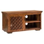 Evermont Sheesham Wood Television Unit With Drawer Storage - Image 2
