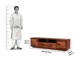 Falkridge Premium Solid Wood TV Console For Contemporary Homes - Image 2