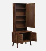 Farley Sheesham Wood Dresser with Mirror in Walnut Finish - Image 7