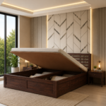Fenwick Sheesham Wood Bed with Side Drawers & Storage