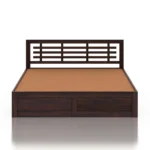 Fenwick Sheesham Wood Bed with Side Drawers & Storage - Image 7