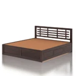 Fenwick Sheesham Wood Bed with Side Drawers & Storage - Image 8