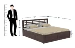 Fenwick Sheesham Wood Bed with Side Drawers & Storage - Image 3