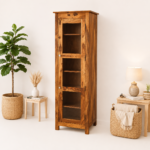 Gavin Sheesham Wood Cabinet in Provincial Teak Finish