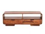 Glenhaven Sheesham Wood Media Unit With Functional Storage Space - Image 2