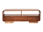 Glenhaven Sheesham Wood Media Unit With Functional Storage Space - Image 4