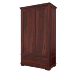 Grayson 2 Door Sliding Wardrobe in Scratch Resistant Oak Finish - Image 6