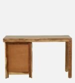 Grayson Sheesham Wood Study Table with Keyboard Tray in Classic Walnut Finish - Image 7