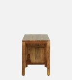 Grayson Sheesham Wood Study Table with Keyboard Tray in Classic Walnut Finish - Image 8
