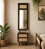 Halden Sheesham Wood Dresser with Drawer in Provincial Teak Finish