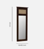 Halden Sheesham Wood Dresser with Drawer in Provincial Teak Finish - Image 3