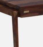 Hamilton Sheesham Wood Coffee Table Set in Antique Honey Finish With 2 Chairs - Image 3