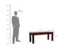 Handcrafted Sheesham Wood Dining Table 6 Seater Set for Modern Homes - Image 5