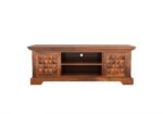 Harlington Solid Wood TV Cabinet With Spacious Compartments - Image 2