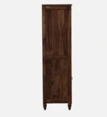 Harwick Sheesham Wood Bar Cabinet in Scratch Resistant Coffee Brown Finish - Image 3