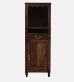 Harwick Sheesham Wood Bar Cabinet in Scratch Resistant Coffee Brown Finish - Image 6