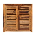 Hayden Sheesham Wood Cabinet in Walnut Finish - Image 3