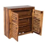 Hayden Sheesham Wood Cabinet in Walnut Finish - Image 7