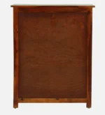 Hazelmere Sheesham Wood Bar Cabinet in Scratch Resistant Provincial Oak Finish - Image 2