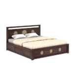 Hensley Sheesham Wood Bed with Full Hydraulic Storage - Image 4