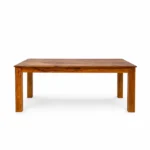 Heritage Sheesham Wood 6 Seater Dining Table with Elegant Rectangular Top in Walnut Finish - Image 5