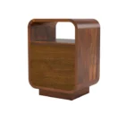 Heritage Sheesham Wood Nightstand with Storage - Image 8